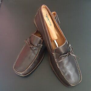 Vintage Tod's SZ 10 Chocolate Brown Men's Leather Loafer